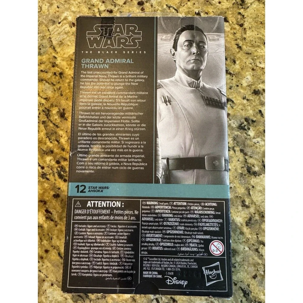 Star Wars Black Series Thrawn & Greef Karga‎ 6” Figures Lot NIB Hasbro